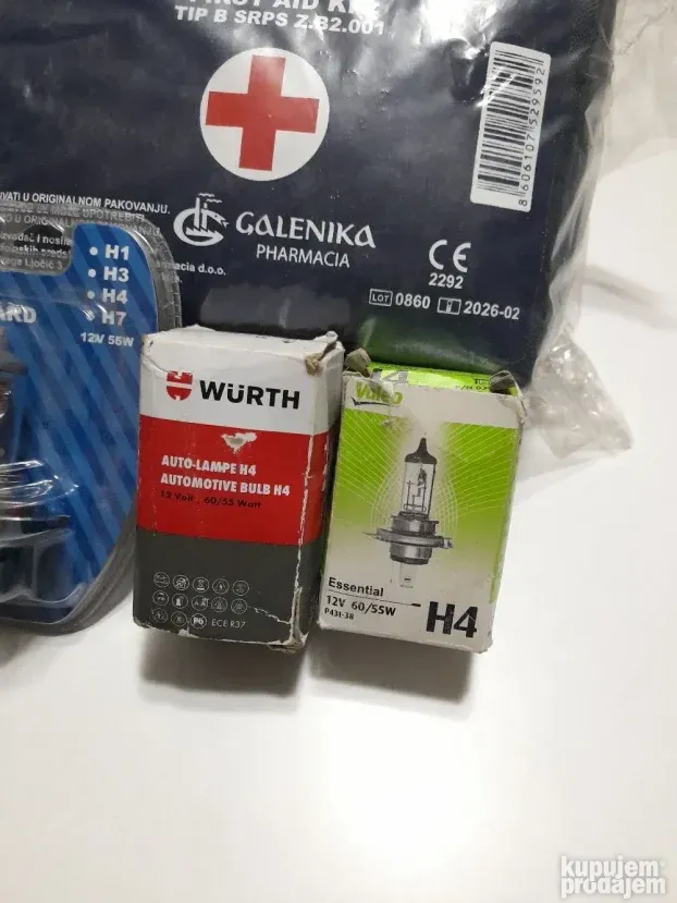 Prva Pomoć Galenika + 3 Sijalice Gratis