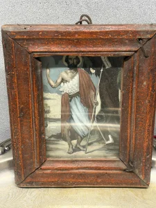 Ikona stara Pravoslavna u originalnom ramu