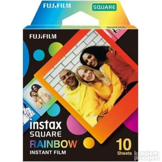 Fuji Instax Square Film Rainbow 10 Lap
