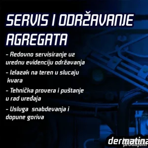 Servis i održavanje benzinskih i dizel Agregata