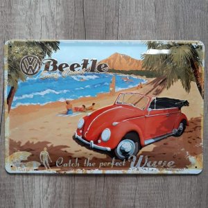 Metalni znak VW BEETLE Surf Coast