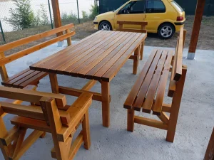 Sto i 4 klupe, baštenski stolovi i klupe, sto i klupe