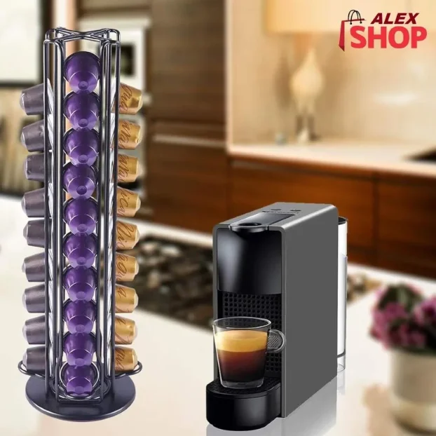Rotirajući stalak za Nespresso kapsule držač za 40 kapsula
