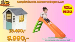 Kucice i tobogani igracke za dvoriste kompleti
