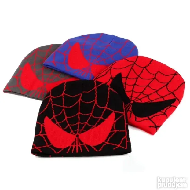 Dečija kapa sa dezenom Spajdermena