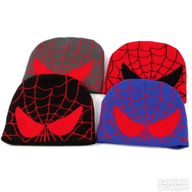 Dečija kapa sa dezenom Spajdermena