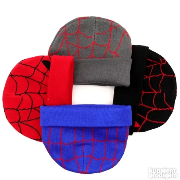 Dečija kapa sa dezenom Spajdermena