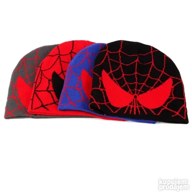 Dečija kapa sa dezenom Spajdermena