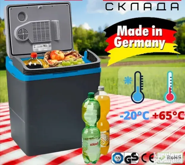 Frižider ručni radi na 12V i 220V auto frizider NOVO
