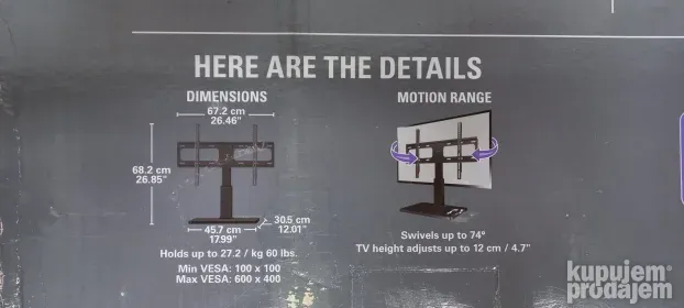 Univerzalni stalak za televizore Sanus