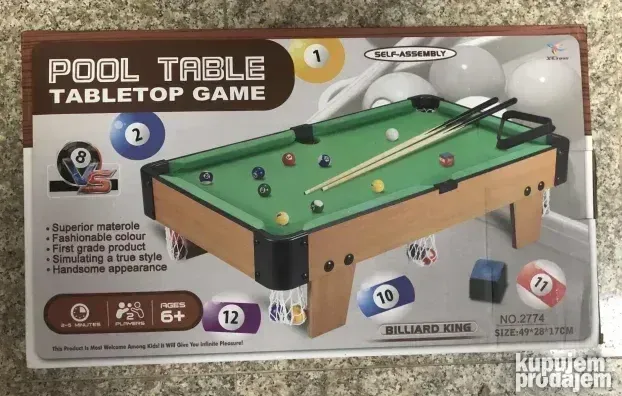 Stoni biliraj mini bilijar za decu