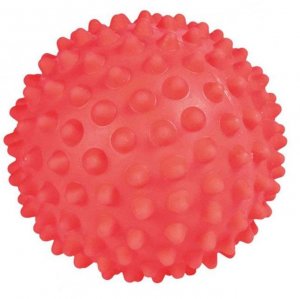 Ježasta Loptica Za Pse 16 cm Crvena