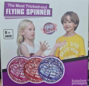 Leteća lopta dron flying spiner crvena plava i zelena