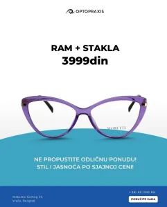 AKCIJA!Naočare, stakla i sočiva + Pregled Vida!