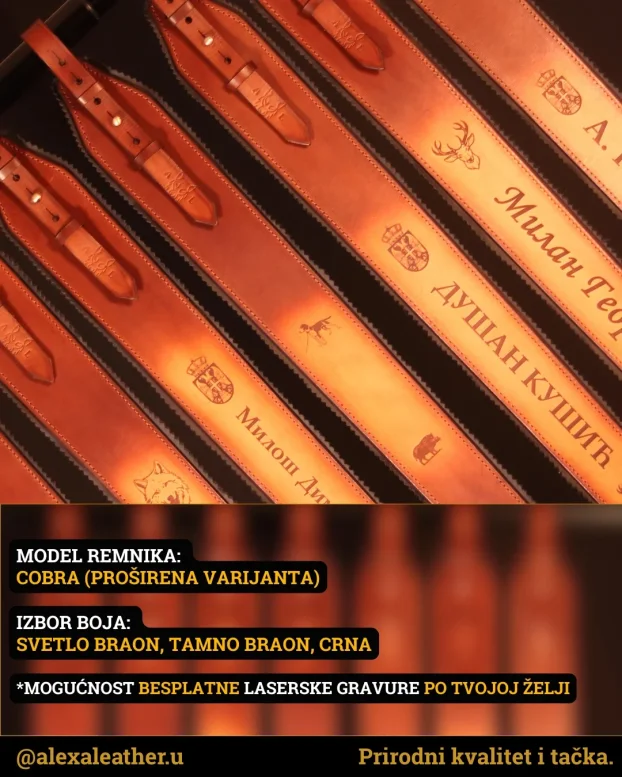Personalizovani remnici za lov