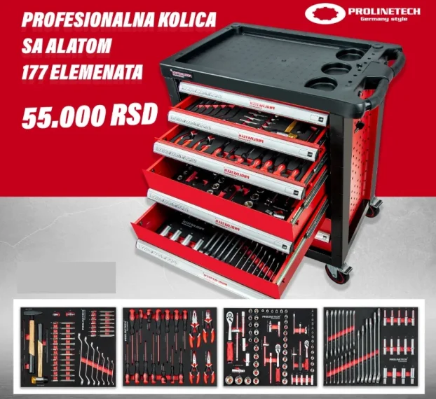 PROFESIONAL kolica sa alatom