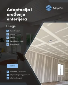 Adaptacija i uređenje enterijera