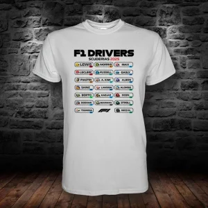 Formula 1 svi vozaci - Sezona 2025 - Majica
