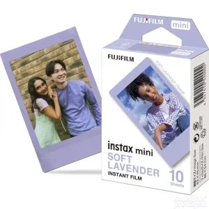 Fuji Instax Mini Soft Lavender Photo Paper 10 Pcs