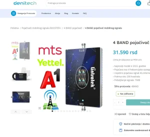 Booster za 4G LTE 2G 3G 4G gsm mobilni signal pojačavač