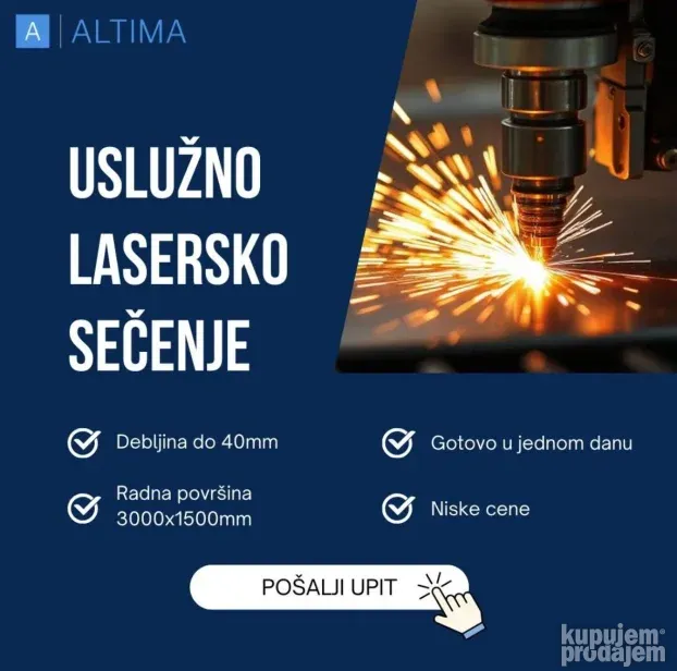 Lasersko sečenje metala ALTIMABOX DOO