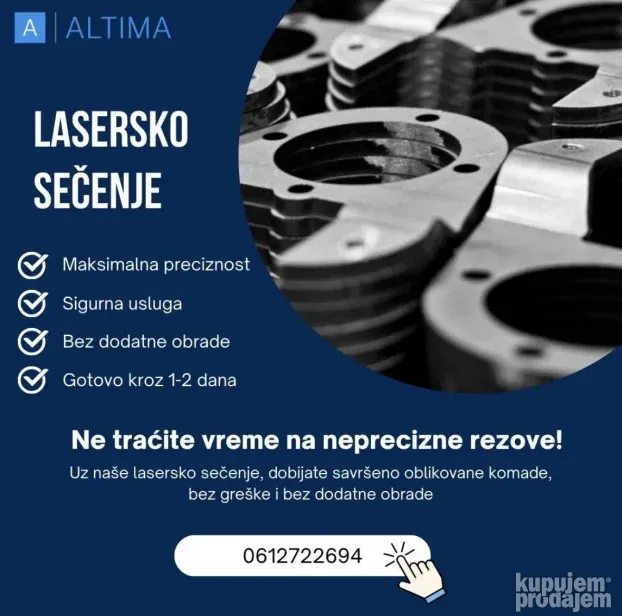 Lasersko sečenje metala ALTIMABOX DOO