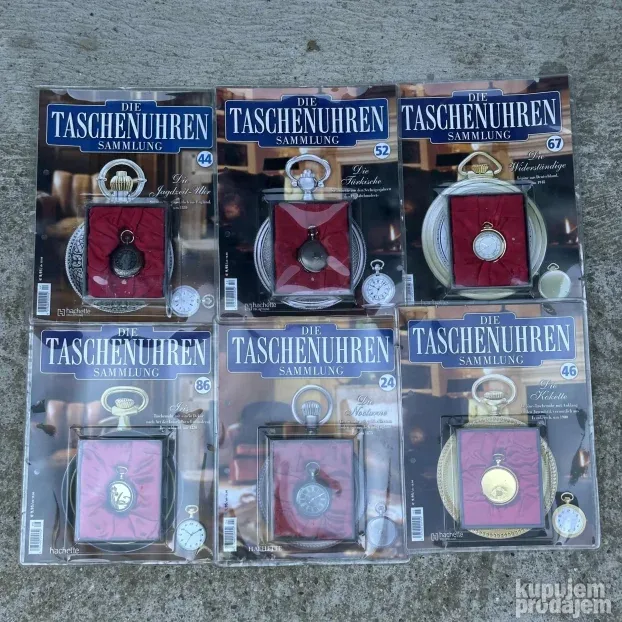 60x UNIKAT Kolekcionarski dzepni sat Taschenuhren