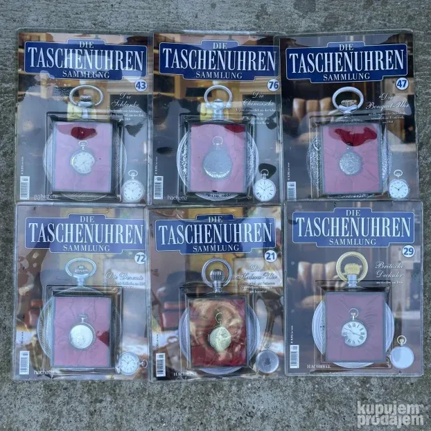 60x UNIKAT Kolekcionarski dzepni sat Taschenuhren
