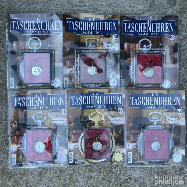 60x UNIKAT Kolekcionarski dzepni sat Taschenuhren