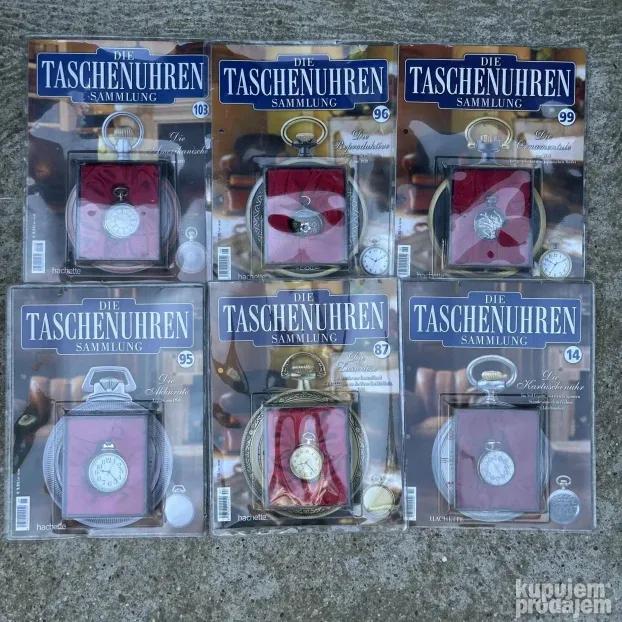 60x UNIKAT Kolekcionarski dzepni sat Taschenuhren