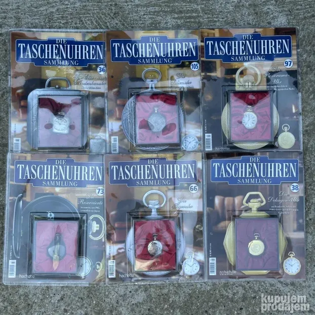 60x UNIKAT Kolekcionarski dzepni sat Taschenuhren