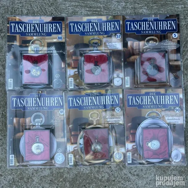 60x UNIKAT Kolekcionarski dzepni sat Taschenuhren