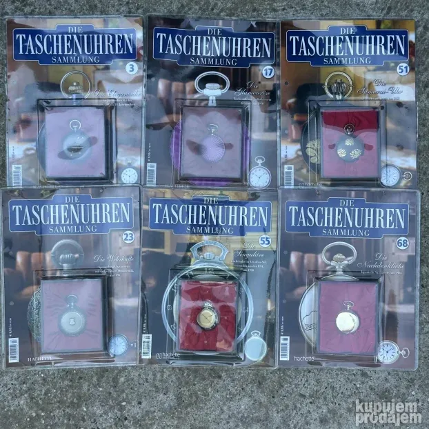 60x UNIKAT Kolekcionarski dzepni sat Taschenuhren