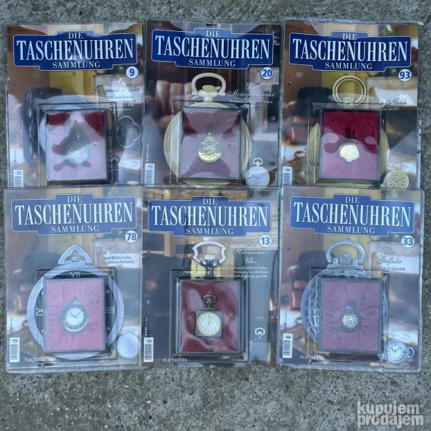 60x UNIKAT Kolekcionarski dzepni sat Taschenuhren