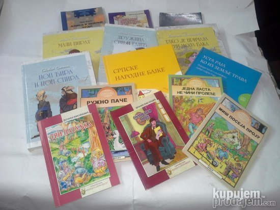 lektire od 1-8 razreda