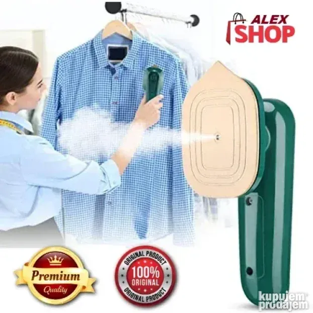 Mini pegla za putovanja i vertikalno peglanje na paru