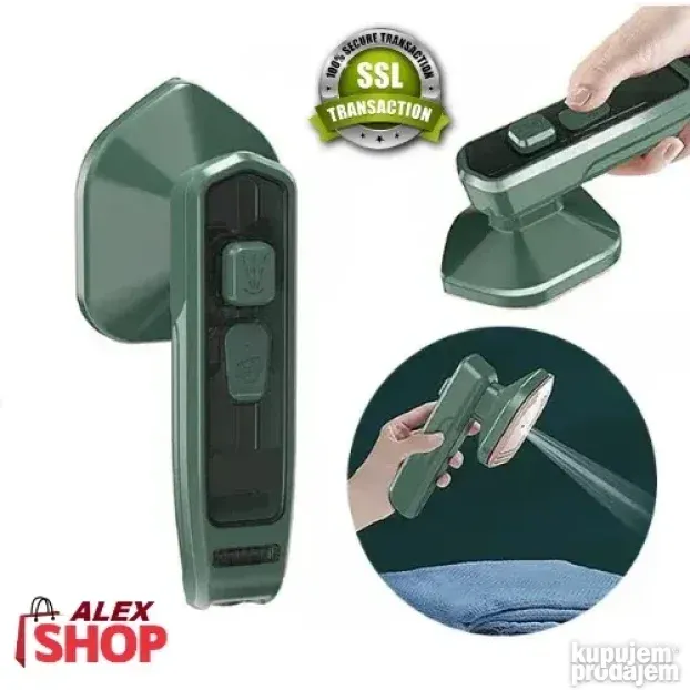 Mini pegla za putovanja i vertikalno peglanje na paru