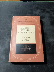 Modern English Literature - Mair Ward