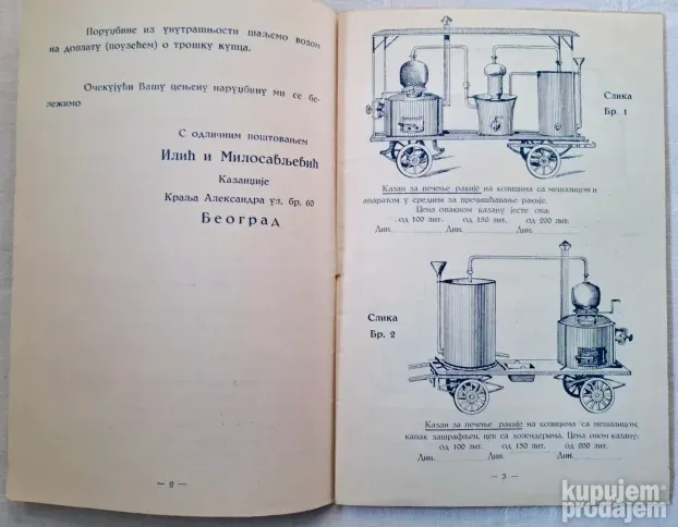 Katalog kazandzijskih proizvoda, Beograd, Kraljevina