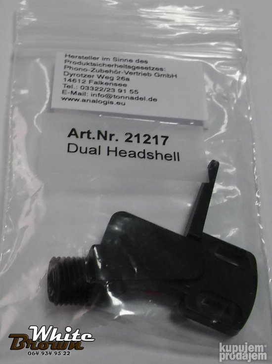 Dual Headshell Ersatz - Kompatibel Mit 275361/280554/286945/289030 Plattenspieler