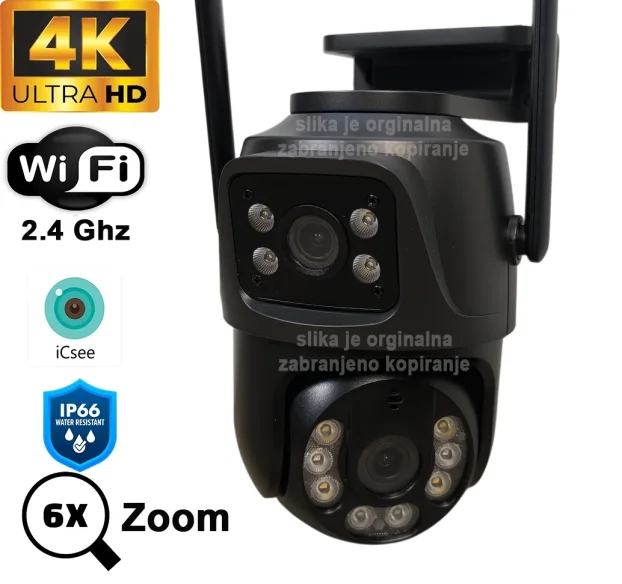 WIFI Dupla Kamera Najtrazeniji model ICSEE video nadzor NOV