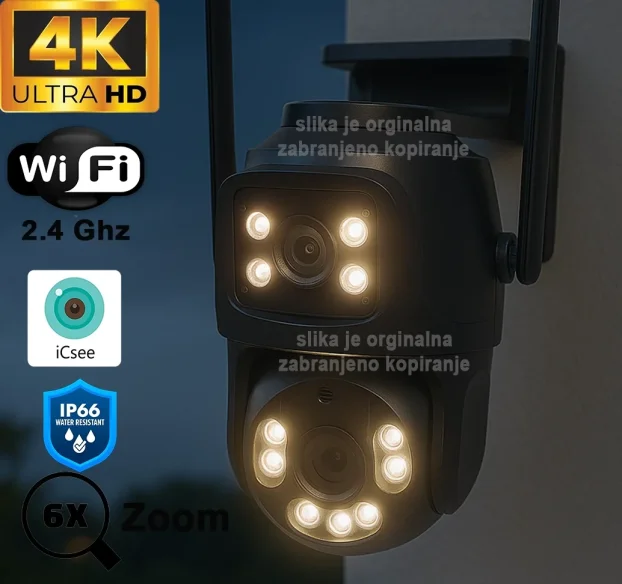 WIFI Dupla Kamera Najtrazeniji model ICSEE video nadzor NOV