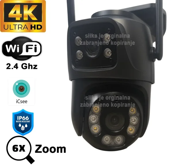 WIFI Dupla Kamera Najtrazeniji model ICSEE video nadzor NOV