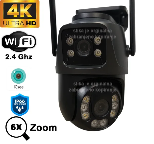 WIFI Dupla Kamera Najtrazeniji model ICSEE video nadzor NOV