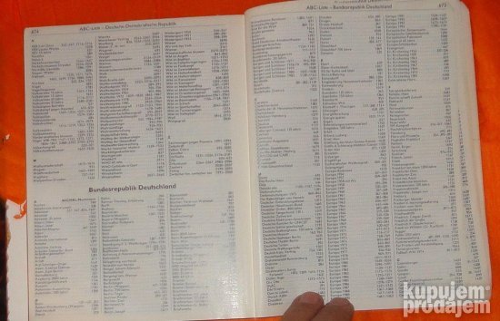 MICHEL brifmarken katalog Deutschland 1996/96