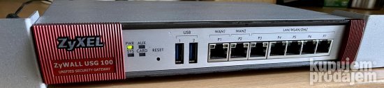 ZyXEL USG100 Unified Security Gateway Firewall 7 Giga Ports