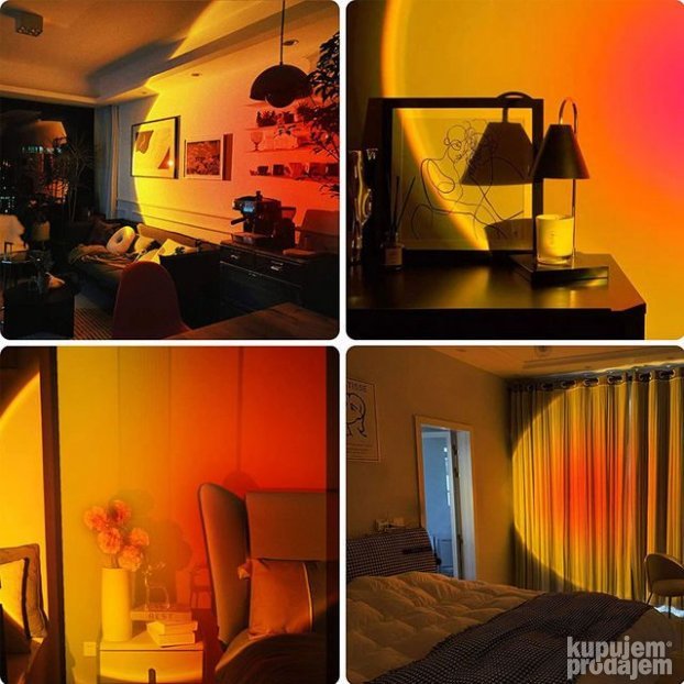 Ambijentalna lampa zalazak sunca