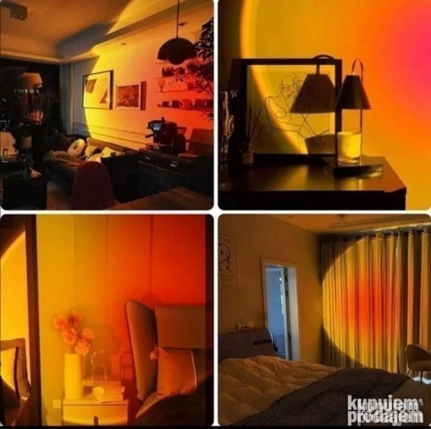 Ambijentalna lampa zalazak sunca