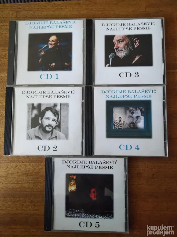 Panonski Mornar - Djordje Balašević, hitovi na 5 diskova