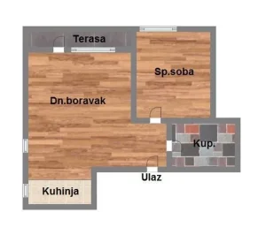Telep, 41m2, Š:537517